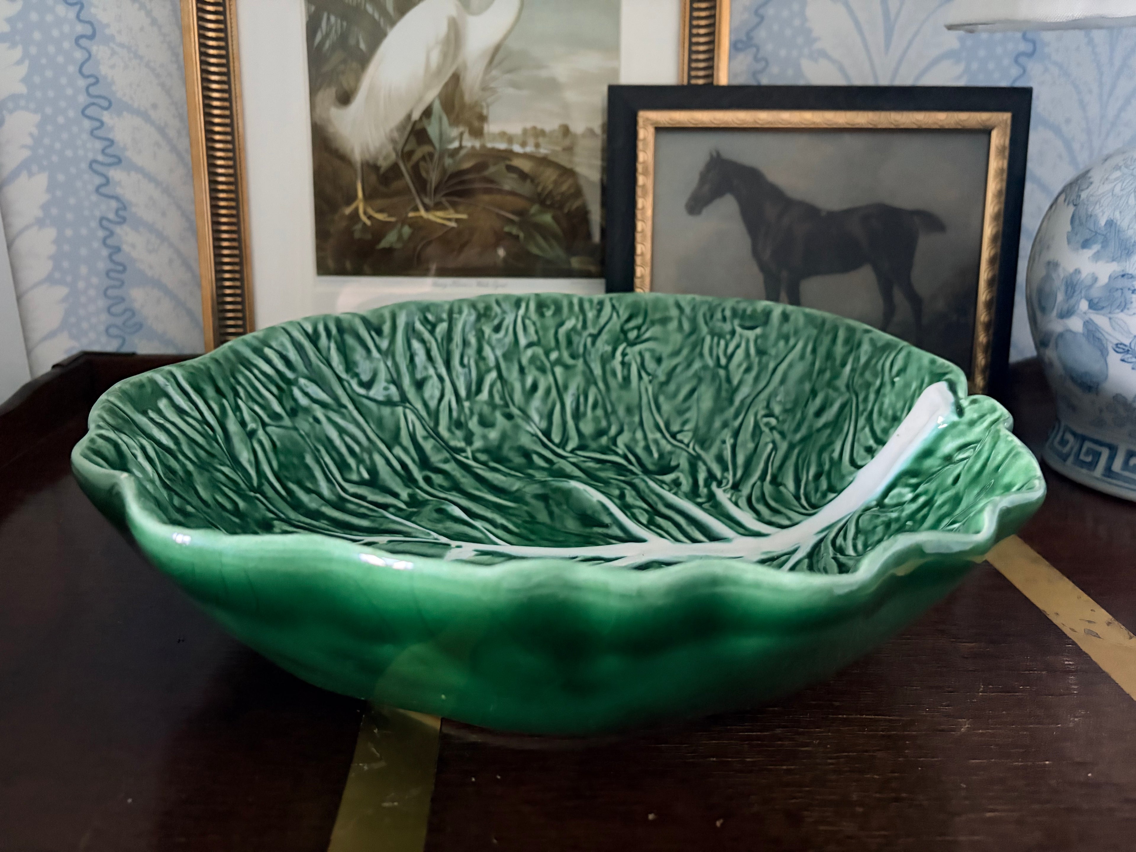 Vintage Bordallo Pinheiro Cabbage Bowl